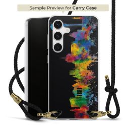 Carry Case Transparent Leather black/gold