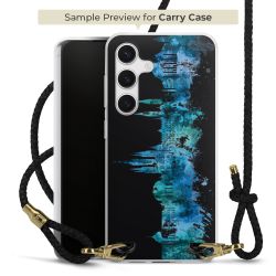 Carry Case Transparent Leather black/gold