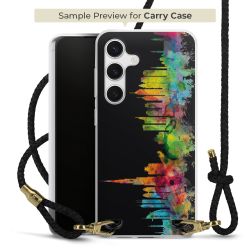 Carry Case Transparent Leather black/gold