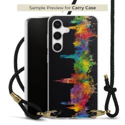 Carry Case Transparent Leather black/gold