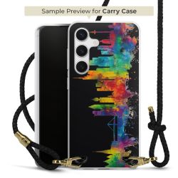 Carry Case Transparent Leather black/gold