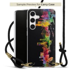 Carry Case Transparent Leather black/gold