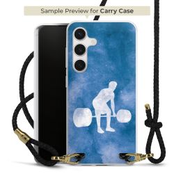 Carry Case Transparent Leather black/gold