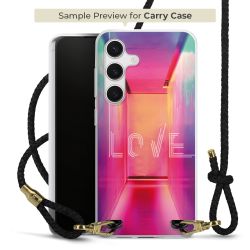 Carry Case Transparent Leather black/gold