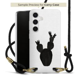 Carry Case Transparent Leather black/gold