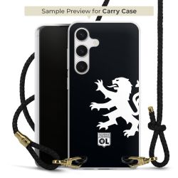 Carry Case Transparent Leather black/gold