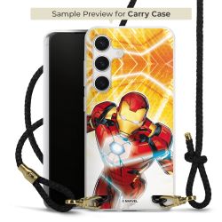 Carry Case Transparent Leather black/gold