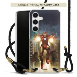 Carry Case Transparent Leather black/gold