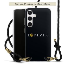 Carry Case Transparent Leather black/gold