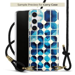 Carry Case Transparent Leather black/gold