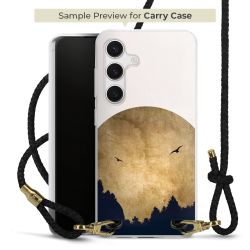 Carry Case Transparent Leather black/gold