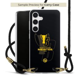 Carry Case Transparent Leather black/gold