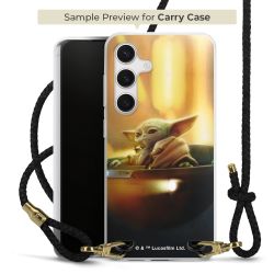 Carry Case Transparent Leder schwarz/gold