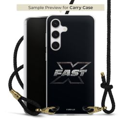 Carry Case Transparent Leather black/gold