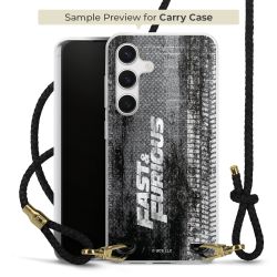 Carry Case Transparent Leather black/gold