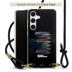 Carry Case Transparent Leather black/gold