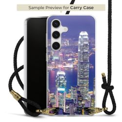 Carry Case Transparent Leather black/gold