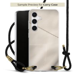 Carry Case Transparent Leather black/gold