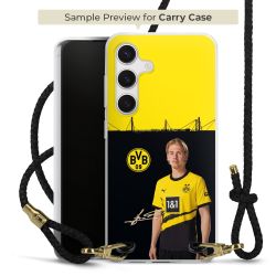 Carry Case Transparent Leather black/gold