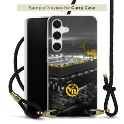 Carry Case Transparent Leather black/gold