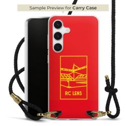 Carry Case Transparent Leather black/gold