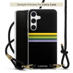 Carry Case Transparent Leather black/gold