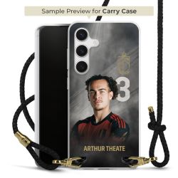 Carry Case Transparent Leather black/gold