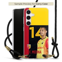 Carry Case Transparent Leather black/gold