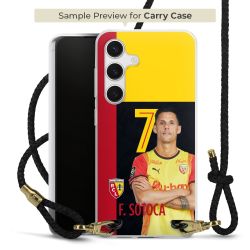 Carry Case Transparent Leather black/gold