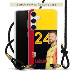 Carry Case Transparent Leather black/gold