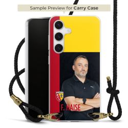 Carry Case Transparent Leather black/gold