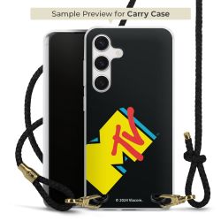 New Carry Case Transparent Leder schwarz/gold