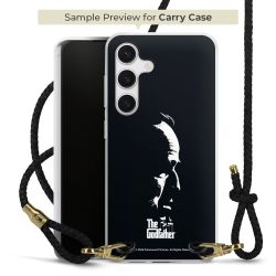 Carry Case Transparent Leather black/gold