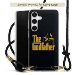 Carry Case Transparent Leather black/gold