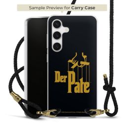 Carry Case Transparent Leather black/gold