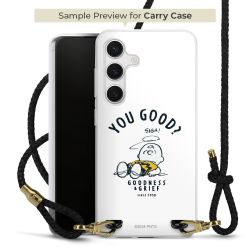 Carry Case Transparent Leather black/gold