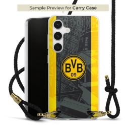 Carry Case Transparent Leather black/gold