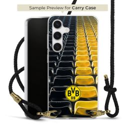 Carry Case Transparent Leather black/gold