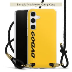 Carry Case Transparent Leather black/gold