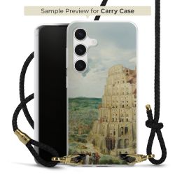 Carry Case Transparent Leather black/gold