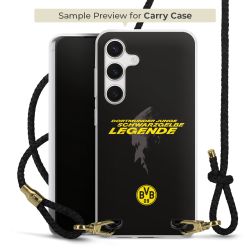 Carry Case Transparent Leather black/gold