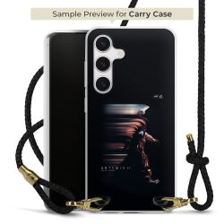 Carry Case Transparent Leather black/gold