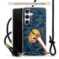 Carry Case Transparent Leather black/gold