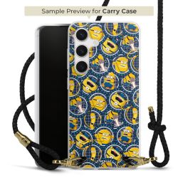 Carry Case Transparent Leather black/gold