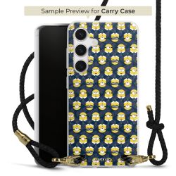 Carry Case Transparent Leather black/gold