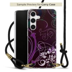 Carry Case Transparent Leather black/gold