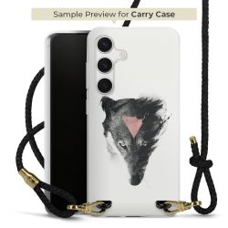 Carry Case Transparent Leather black/gold