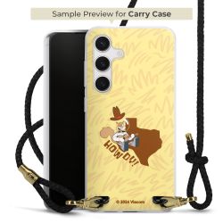 Carry Case Transparent Leather black/gold