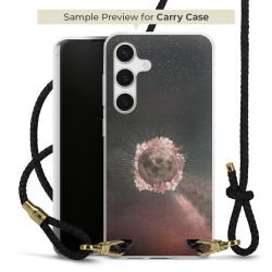 Carry Case Transparent Leather black/gold