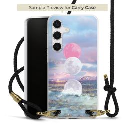 Carry Case Transparent Leather black/gold